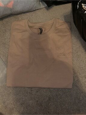 Comfort Embroidered Crewneck Sweatshirt - Beige